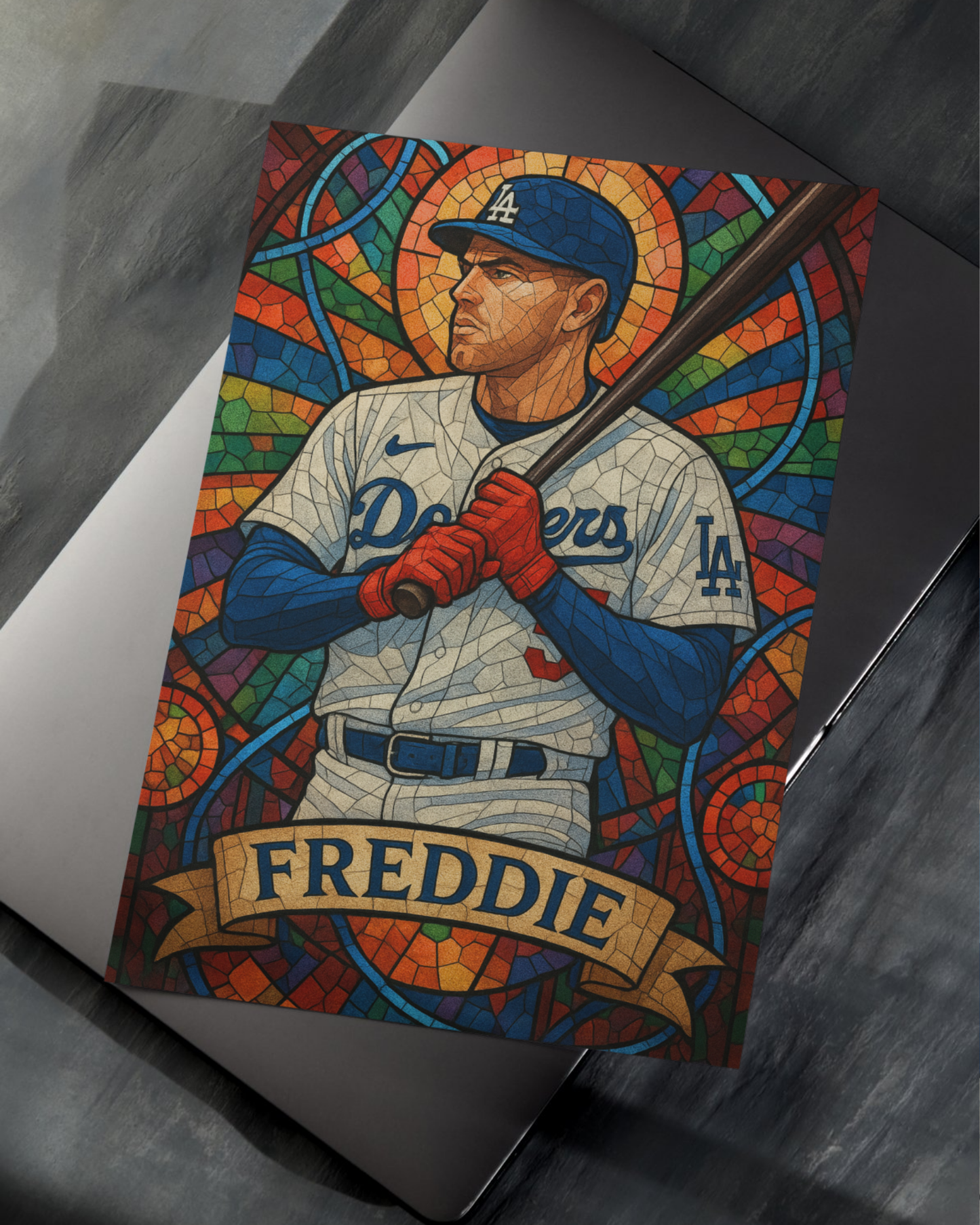 8x10 Dodgers Art Print – Freddie Freeman (Drop 1)