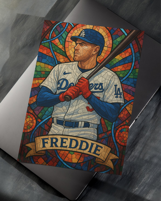 8x10 Dodgers Art Print – Freddie Freeman (Drop 1)