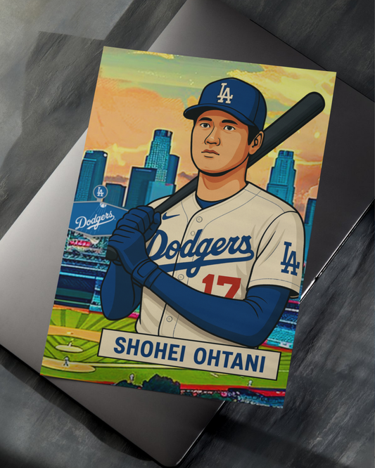 8x10 Dodgers Canvas – Shoehei Ohtani (Drop 1)